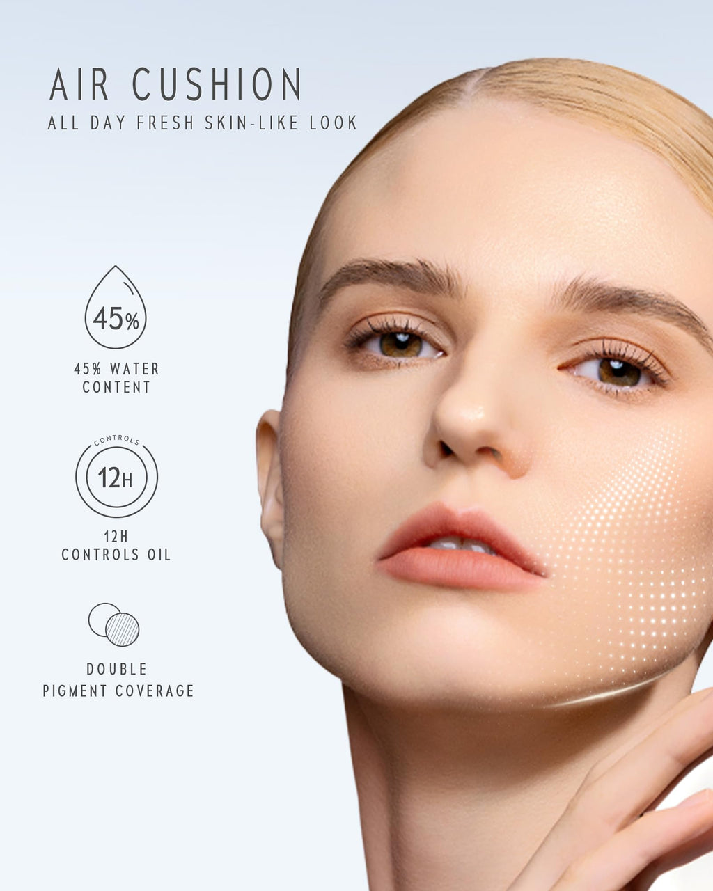 TIMEPHORIA Timeless Lumina Matte Cover Cushion Foundation -03W Warm Fawn, Full Coverage Air Cushion, Lightweight & Natural Flawless Matte Finish, 12H Oil Control, Long-Lasting, Waterproof, Sweatproof