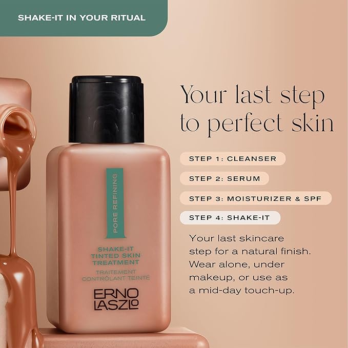 Erno Laszlo Shake-It Tinted Skin Treatment, Neutral, Controls Oil Toner3oz
