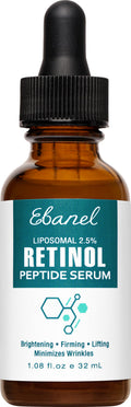 Ebanel Retinol Serum for Face with Vitamin C, Peptides & Hyaluronic Acid
