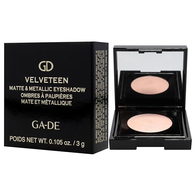 Velveteen Matte Eyeshadow Mono, 228 - Eye Makeup, Pressed Powder EYESHADOW with Almond Oil - Intense or Subtle Shading - 0.105 oz
