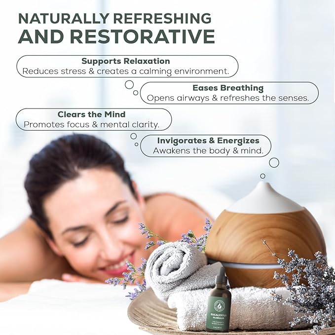 Aroma Country Pure Eucalyptus Essential Oil (4 Fl Oz)