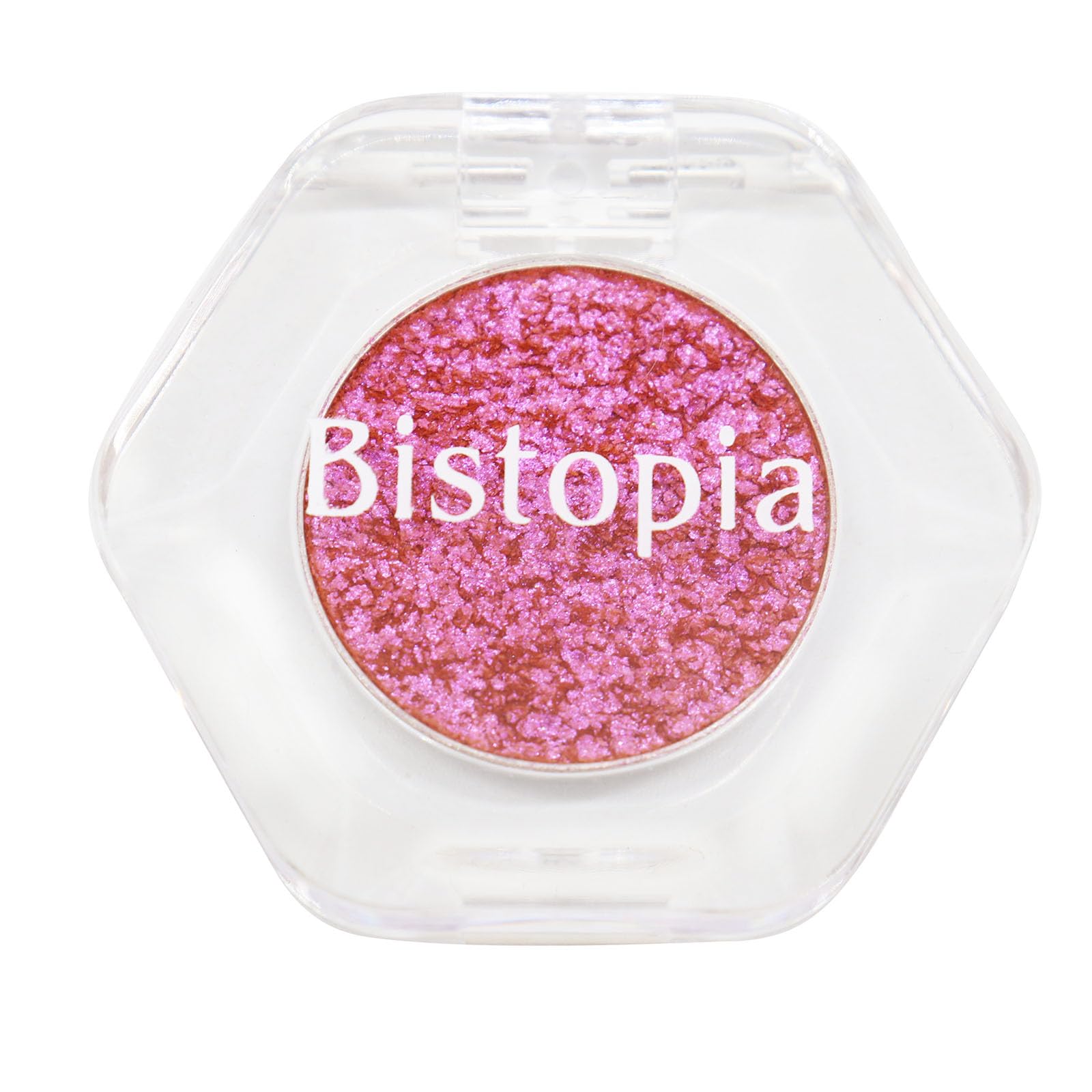 Bistopia Holographic Glitter Single Eyeshadow, Pearlescent Shimmer Metallic Cream Powder Eye Makeup, Blendable Long Lasting Waterproof, Multi-Use Face Highlighter, 2g (Oriel)