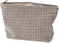 BBORGDC Large Capacity Plaid Tweed Makeup Bag - Travel Cosmetic Pouch & Toiletry Organizer with Zipper, Cloth Make Up Organizer for Daily Use, Gift for Women