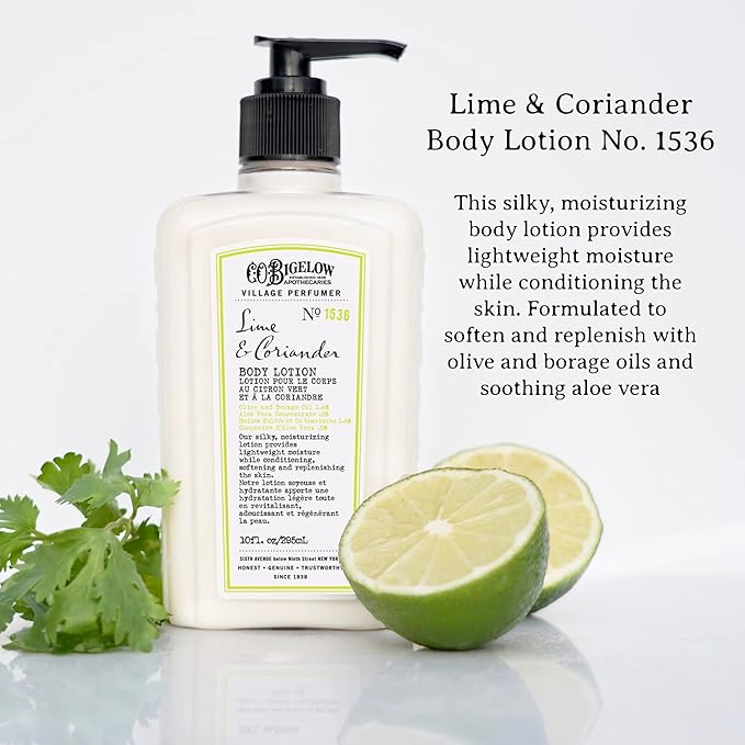 C.O. Bigelow Lime Coriander Body Lotion, 10 fl oz
