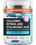 Anti-Aging Face Moisturizer with Retinol, Collagen & Hyaluronic Acid - Moisturizer Face Cream for Women & Men - Visibly Firming & Hydrating Neck Cream - Day & Night Skin Care - 3.4 fl oz