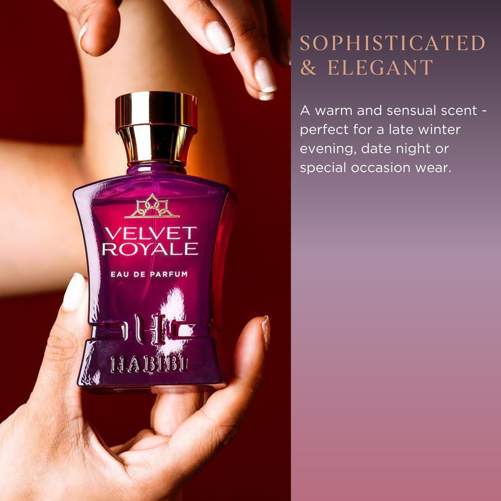 H HABIBI Velvet Royale Arabian Perfume for Women Eau de Parfum 75 ml