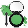 MEICOLY Light Green Eyeshadow with Mirror, Shamrock Forest Green Eye Shadow for St Patricks Day, Matte Eye Shadow Palette for Wicked Witch Elphaba Makeup, High Pigmented & Waterproof