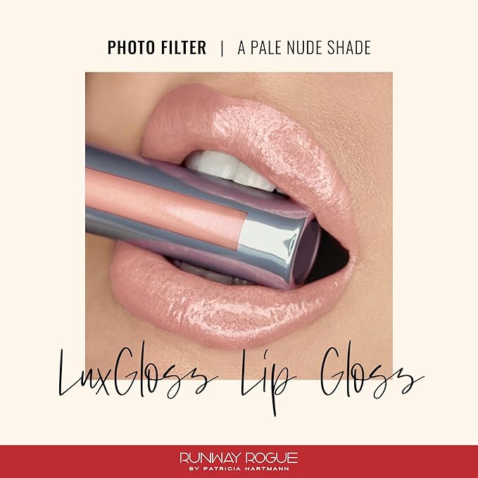 Runway Rogue Hydrating Shimmer Lip Gloss, Anti-Aging, 'Photo Filter'
