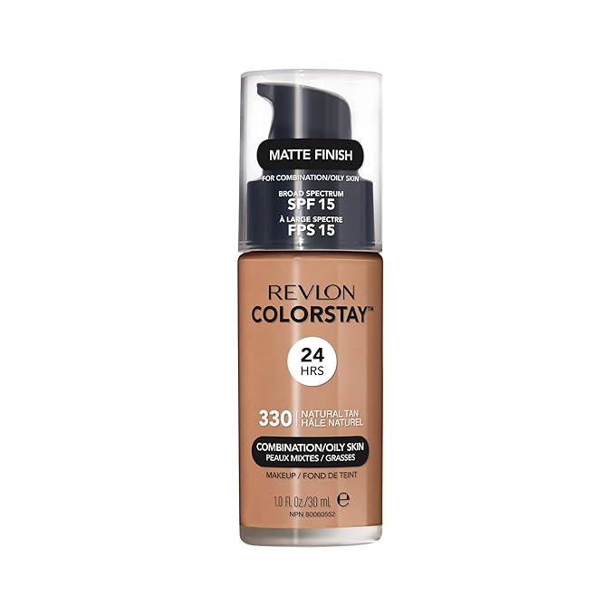 Revlon Colorstay Longwear Makeup Combo/Oily, 330 Natural Tan, 1 fl oz