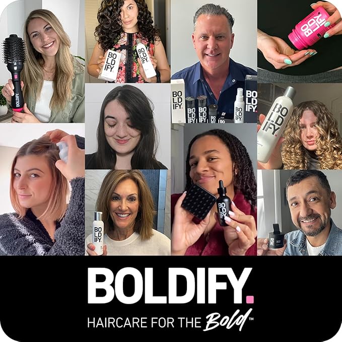 BOLDIFY Hairline Powder Brush, Root Touch Up Brush Applicator – Four-Ended