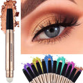 Daeuwiutr Eyeshadow Stick Smooth Cream Shadow Pencil Long Lasting Waterproof Eye Shadow Pen Highlighter Stick Makeup Hypoallergenic Multi-Dimensional Eyes Look (Champagne Shimmer #04)
