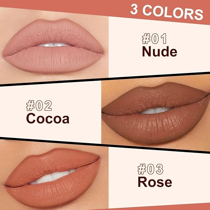 Ihrlpxkc Lip Stain Peel Off - Lip Liner Waterproof, Lip Liner Stain Transfer Proof & Plumping, Moisturizing Non-Stick Cup Matte Finish Stay On All Day, Valentines Day Gifts for Her, Nude Color