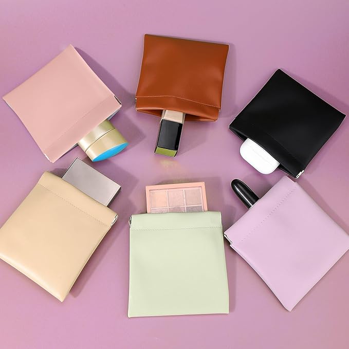 BUSOHA 8 PCS Small Makeup Bags for Purse - Coin Purse for Women