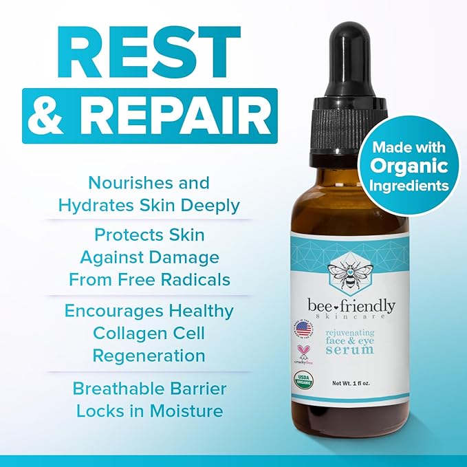 BeeFriendly® Organic Face & Eye Serum, 1 oz