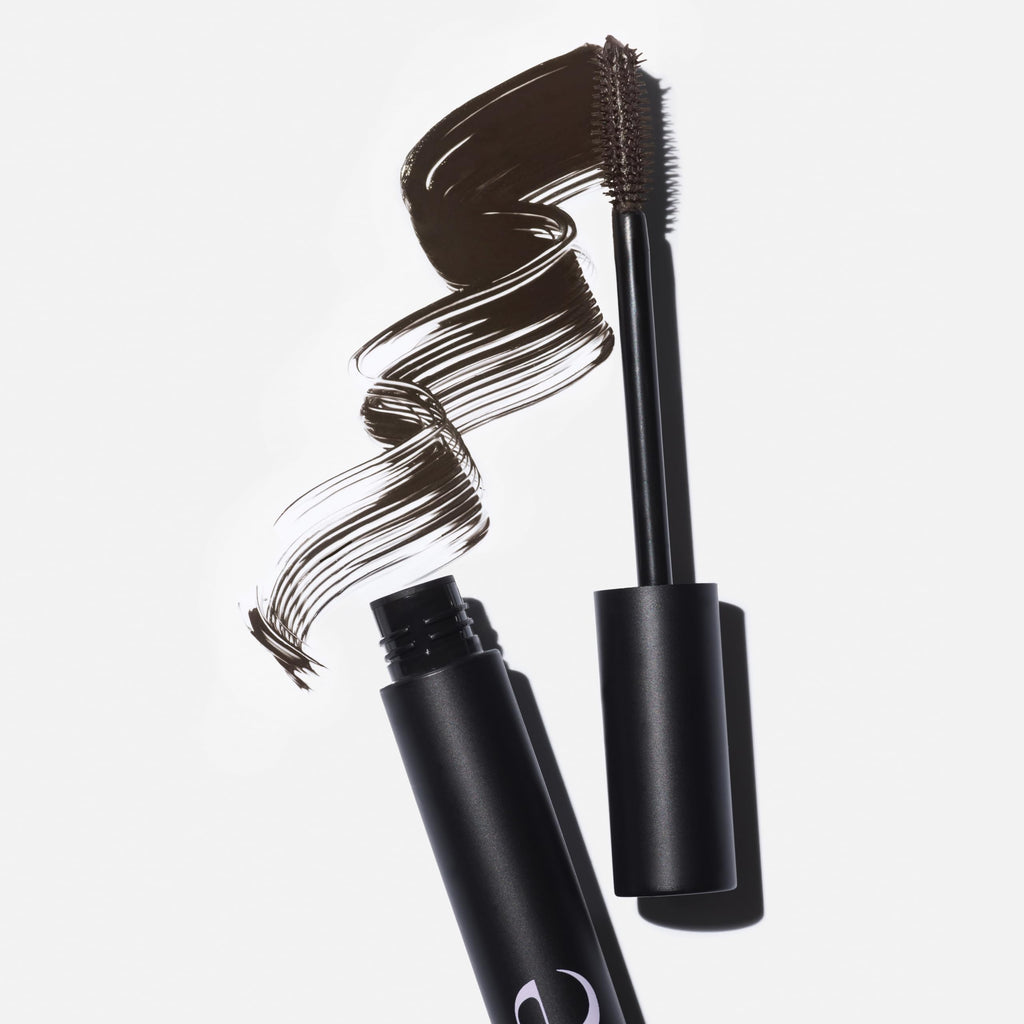 Saie Mascara 101 - Lash Lengthening Mascara for Thick, Bold, Lifted Lashes - Buildable Eye Makeup Formulated to Strengthen and Condition with Rich Nutrients - Brown (0.31 oz)