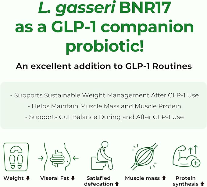 AceBiome BNRThin S30, Lactobacillus Gasseri BNR17, 10 Billion CFU Guaranteed, 30Capsules