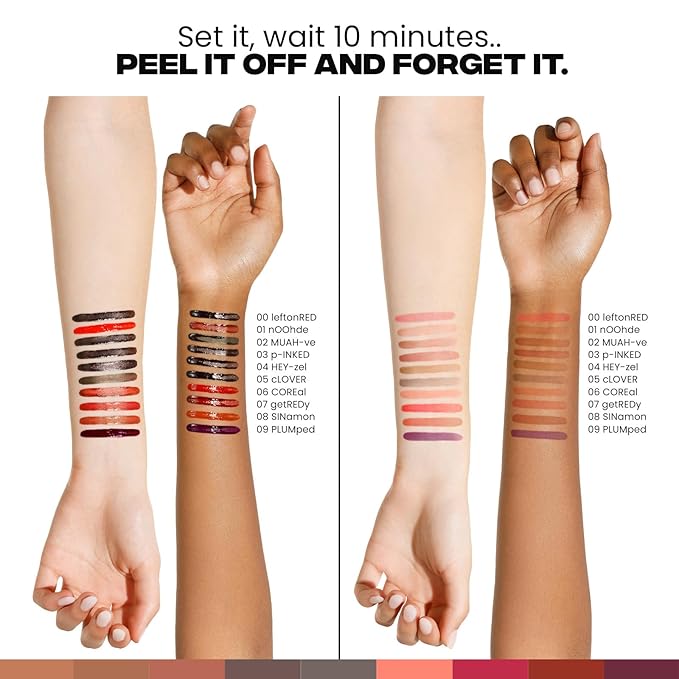 Sacheu Lip Liner STAY-N Peel Off Lip Stain, Longwear, MUAH-VE