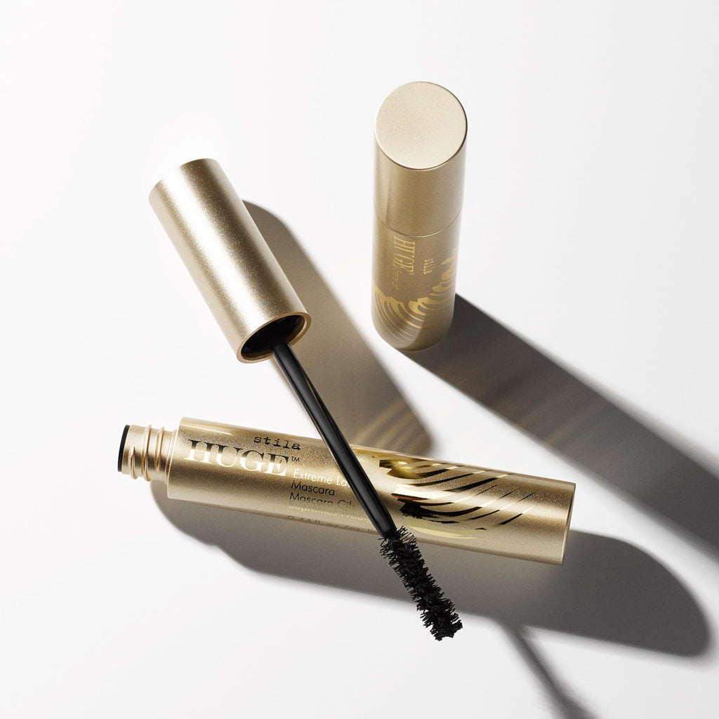 Stila HUGE Extreme Lash Volumizing Mascara, Curl & Lift, Intense Black