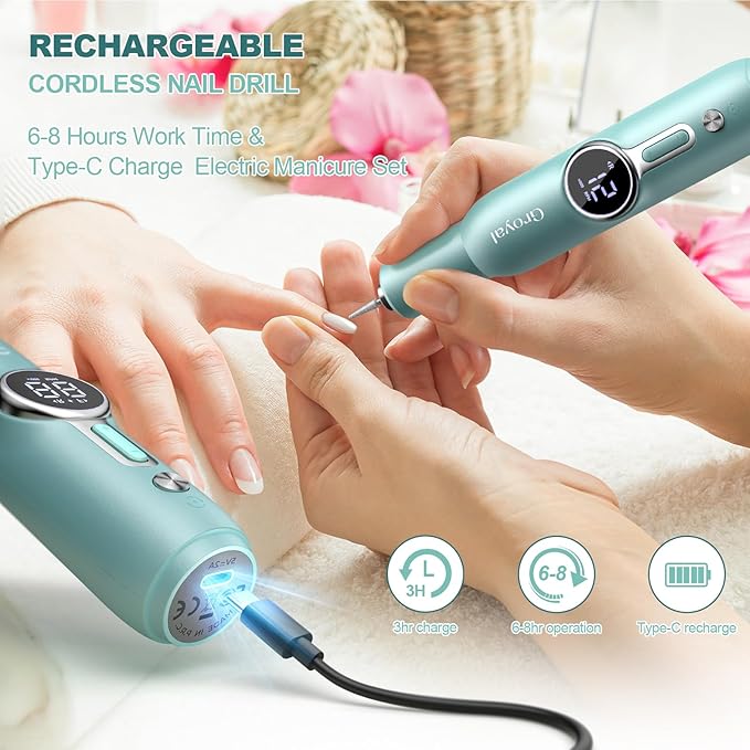 Electric Nail Drill File Professional Foot Callus Remover for Beginners