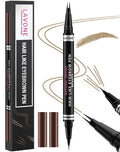 LAVONE 2-in-1 Waterproof Eyebrow Pencil with Brush, Blonde