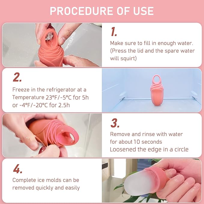 Mabnuby Ice Roller for Face and Eyes, Reusable Ice Cube Roller Tools