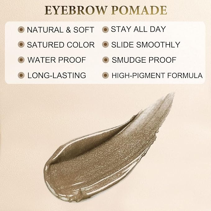 LAVONE Eyebrow Pen Kit, Waterproof Brow Pencil, Pomade, Eyeliner, Blonde