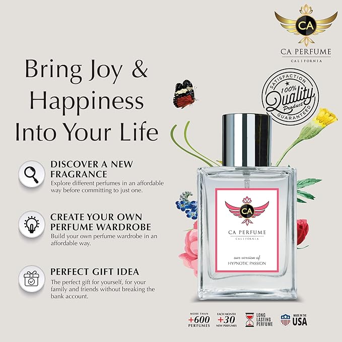 CA Perfume Impression of Windy Flowers for Women Floral Fragrance Long Lasting Perfumes for Women Eau De Parfum 1.7 Fl Oz 50ml