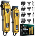 VGRPRO Electric Hair Clippers for Men, Cordless Clipper and Trimmer Set, Clippers for Hair Cutting Kit with Long Battery Life, Hair Grooming Trimmer for Family Kids and Self-Haircut Use