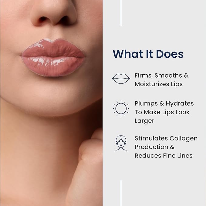 Agelyss Lip Plumper - Deep Hydration - Lip Volume, Collagen Boost, Plumping - Paraben-Free, Cruelty-Free, Vegan -.14 FL OZ - Pack of 6