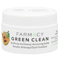 Farmacy Makeup Remover Cleansing Balm - Green Clean Waterproof Makeup Remover Balm + Oil Cleanser for Face - Gently Melts Make Up + SPF - Hydrates + Softens Skin with Super Greens + Papaya (30ml)