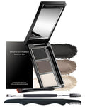 Eyebrow Powder Kit, Eye brow Tinting Powder Kit with Razor for Women-Set 01