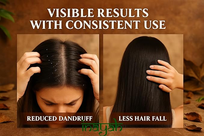 Inayah Ayurvedic Oil | With Coconut Oil, Bhringraj, Amla, Hibiscus & 30+ Natural Herbs | Supports Hair Growth | For Hair Fall Concerns | Postpartum Hair Care | 200ml