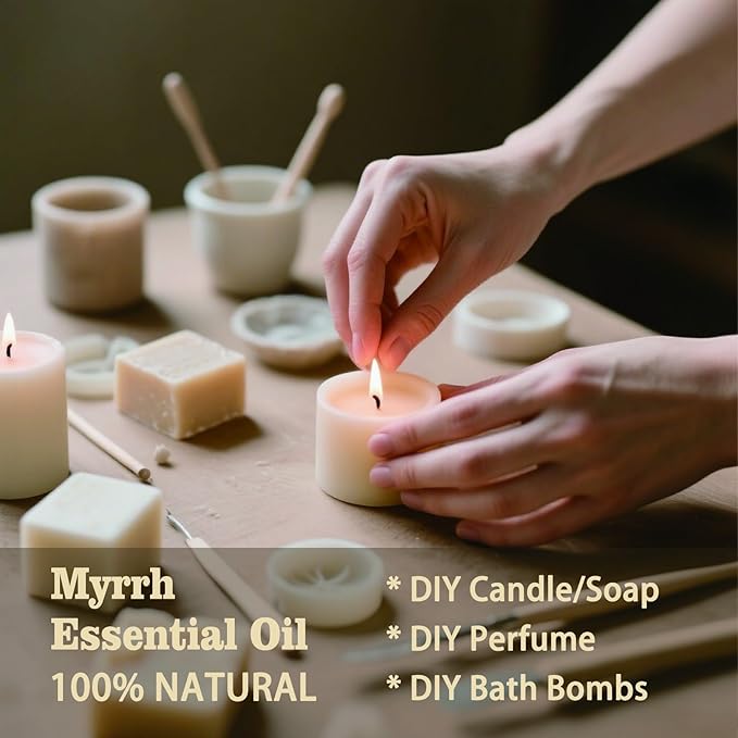 MLYNKL Myrrh Essential Oil,Myrrh Oil for Home Diffuser,8 fl oz