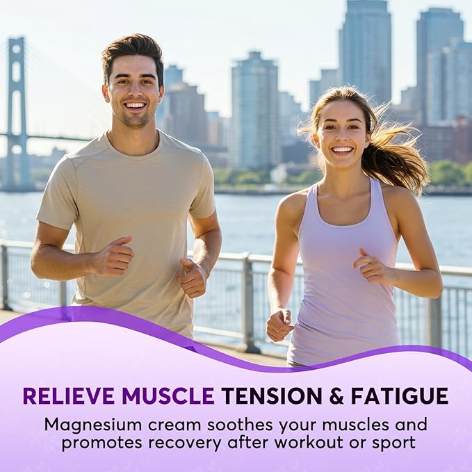 Natural Magnesium Body Butter for Leg Cramps/Feet/Arms/Muscle Relaxation