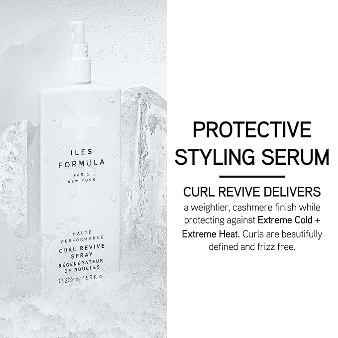 ILES FORMULA Curl Revive Cream, Defines Curls & Controls Frizz (200mL)