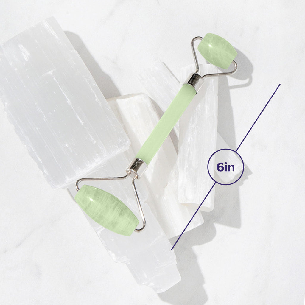 Plum Beauty Jade Roller, Face Roller, Gua Sha Facial Tools for Women 1 Pack
