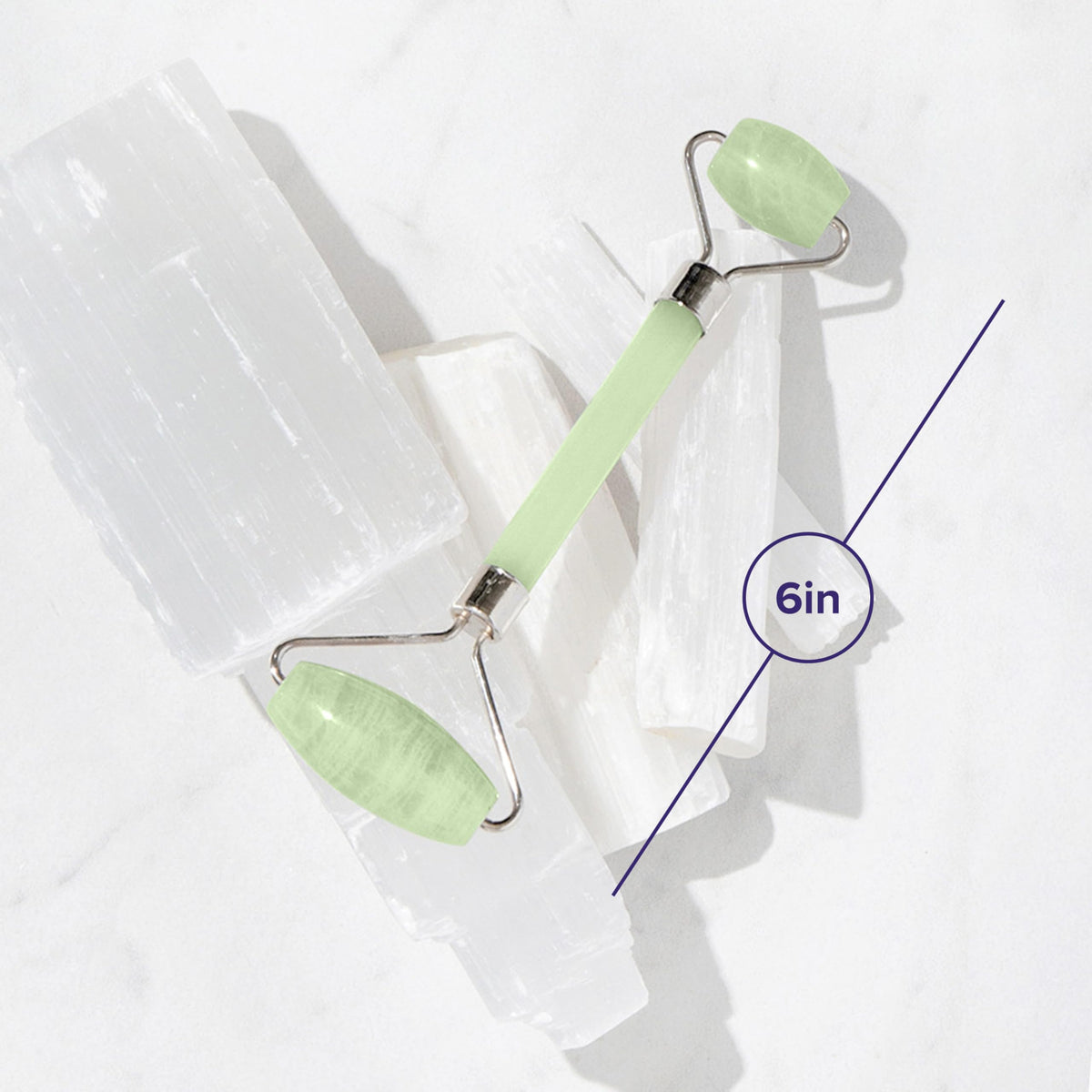 Plum Beauty Jade Roller, Face Roller, Gua Sha Facial Tools for Women 1 Pack