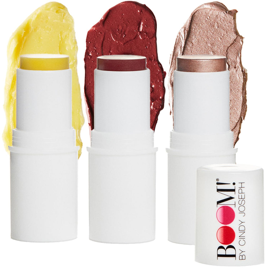 Boomstick Trio® Color 3 Pack Cream Blush Makeup by Cindy Joseph
