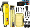 LQT Professional Cordless Hair Clippers Kit - Rechargeable Trimmer for Men with Precision Blades & Accessories | Barber-Grade Home Haircut Set