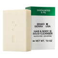 Bravo Sierra Shampoo & Soap Bar for Men - Sandalwood & Fig, 7 Oz