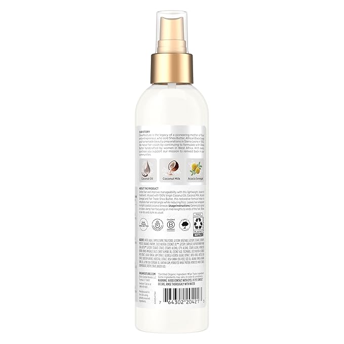 Shea Moisture 100% Virgin Coconut Oil Leave-in Treatment, 8 Ounce