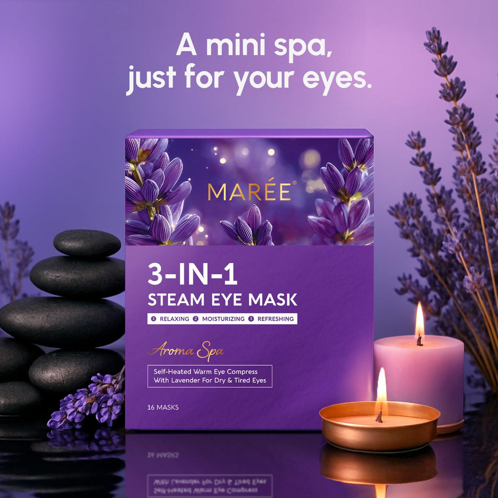 MAREE Heated Eye Masks for Dry Eyes – Facial Steamer Alternative