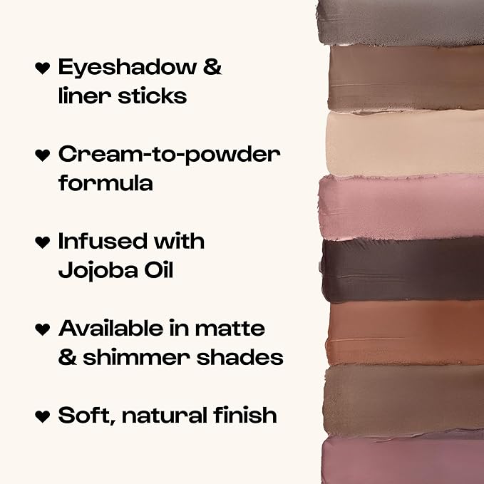 ALLEYOOP 11th Hour Cream Eyeshadow and Liner Stick, Taupe Matte