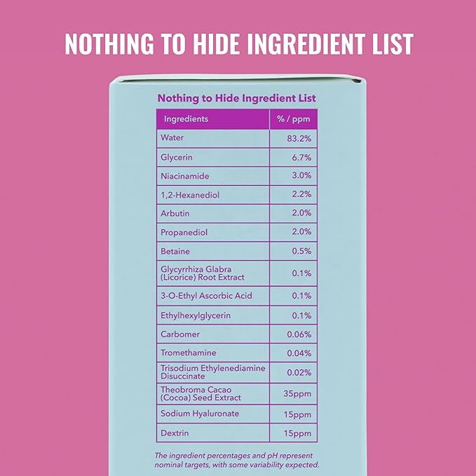 Good Molecules Niacinamide Brightening Toner with Arbutin, 4 fl oz