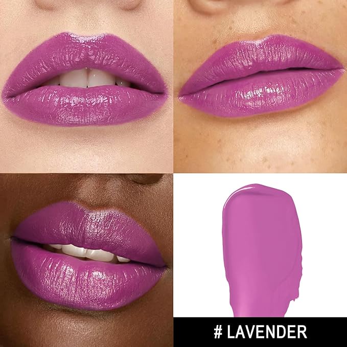 MAKI YIKA 3Pc Moisture Lipsticks for Women Nude Pink Purple Lipstick