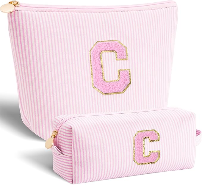Btffitting Gifts for Teen Girls Women - Birthday Gifts for 10 11 12 13 14 15 16 17 18 Years Old Girl,Makeup Bag Cosmetic Bag,Teacher Gift Trendy Stuff Toiletry Bag - Pink,C