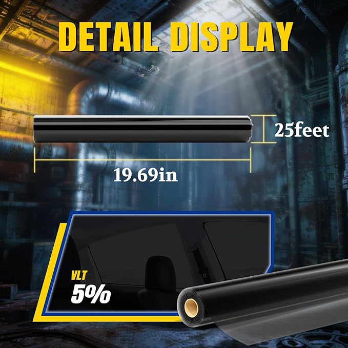 ARANA 5% VLT 20"×25FT Ceramic Car Window Tint Film
