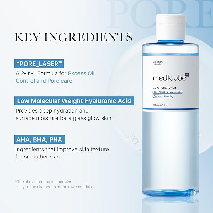 medicube Zero Pore Exfoliating & Hydrating Toner