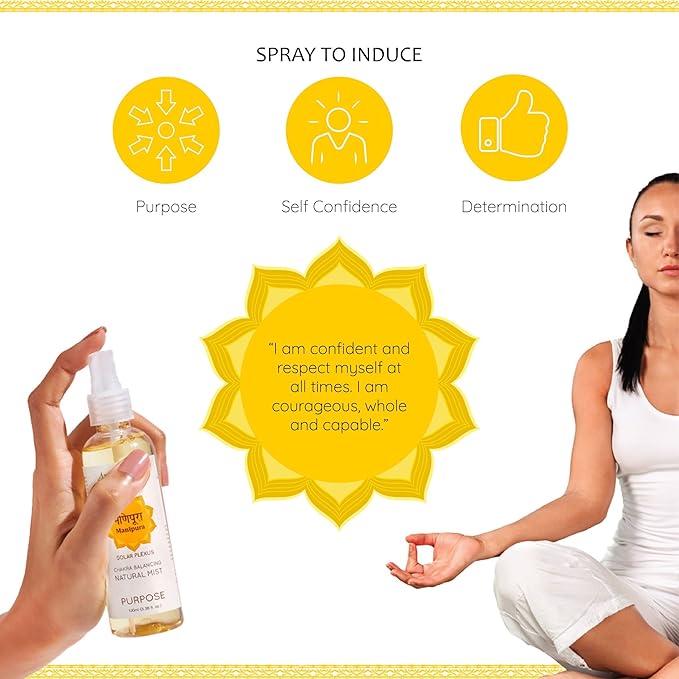 Lemongrass & Rose Chakra Air Freshener Spray 100ml by Aromafume