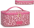 Wrangler Travel Makeup Bag 2pcs Set Cosmetic Bag with Makeup Brush Holder